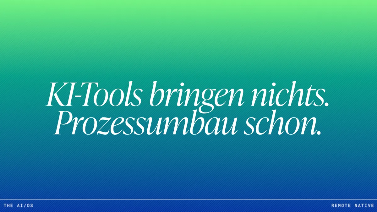 Workflow-Redesign statt KI-Werkzeuge: Der Befund, auf den sich McKinsey, Bain und BCG einigen
