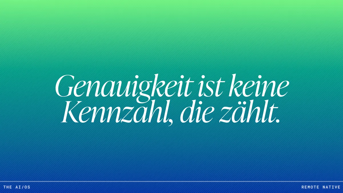 Operativen KI-Impact messen: Jenseits von Accuracy zu Business Outcomes