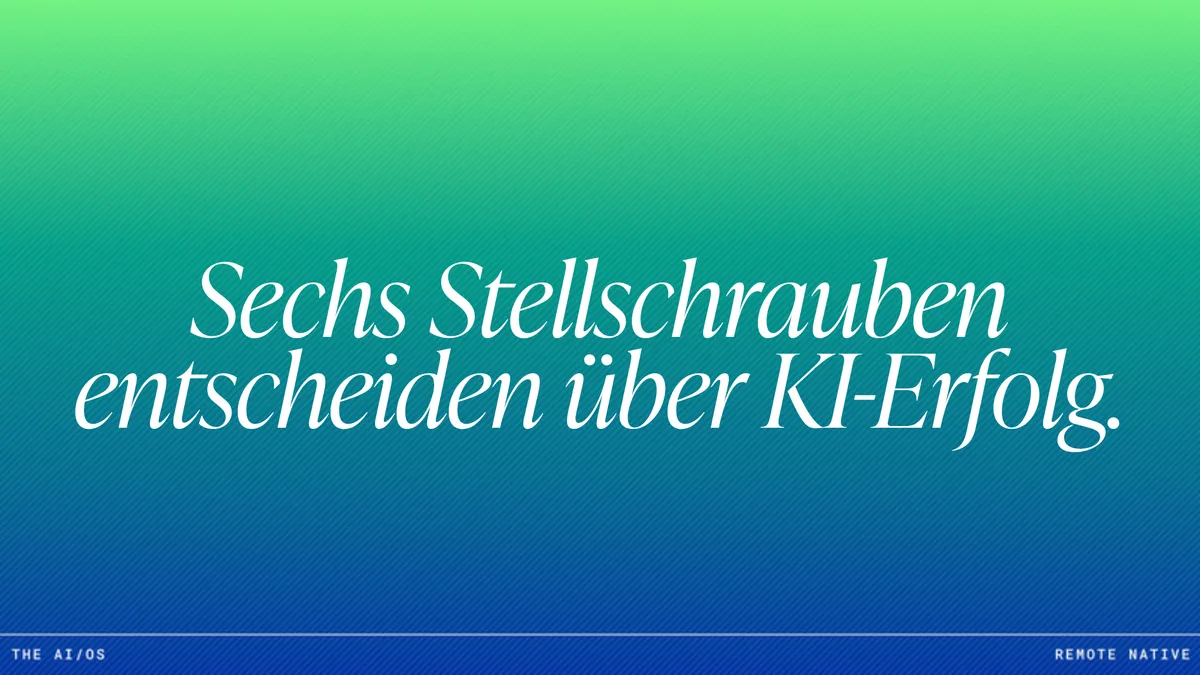 Die sechs Dimensionen, die vorhersagen, ob Ihre KI-Initiative Produktion erreicht