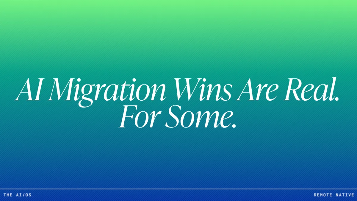 AI-Assisted Migration: What the Early Results Actually Show