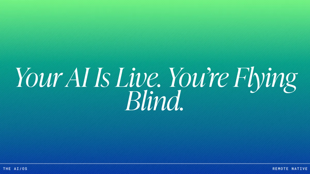 Monitoring AI in Production: The Observability Stack You Actually Need