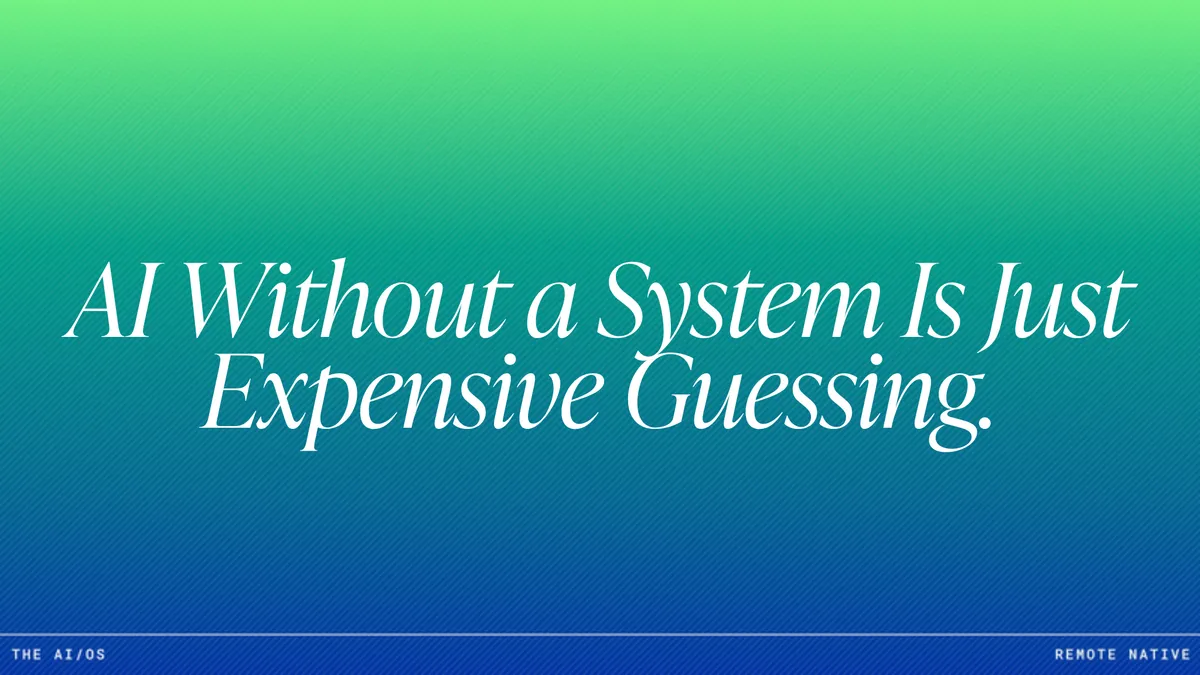 The AI Operating System: A Methodology for Turning AI Pilots into Operating Leverage