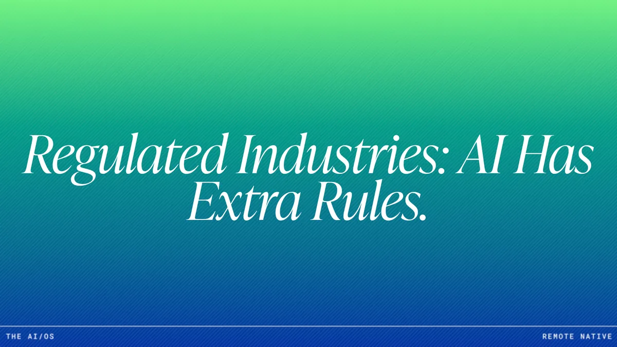 AI Readiness in Regulated Industries: Insurance, Finance, and Healthcare
