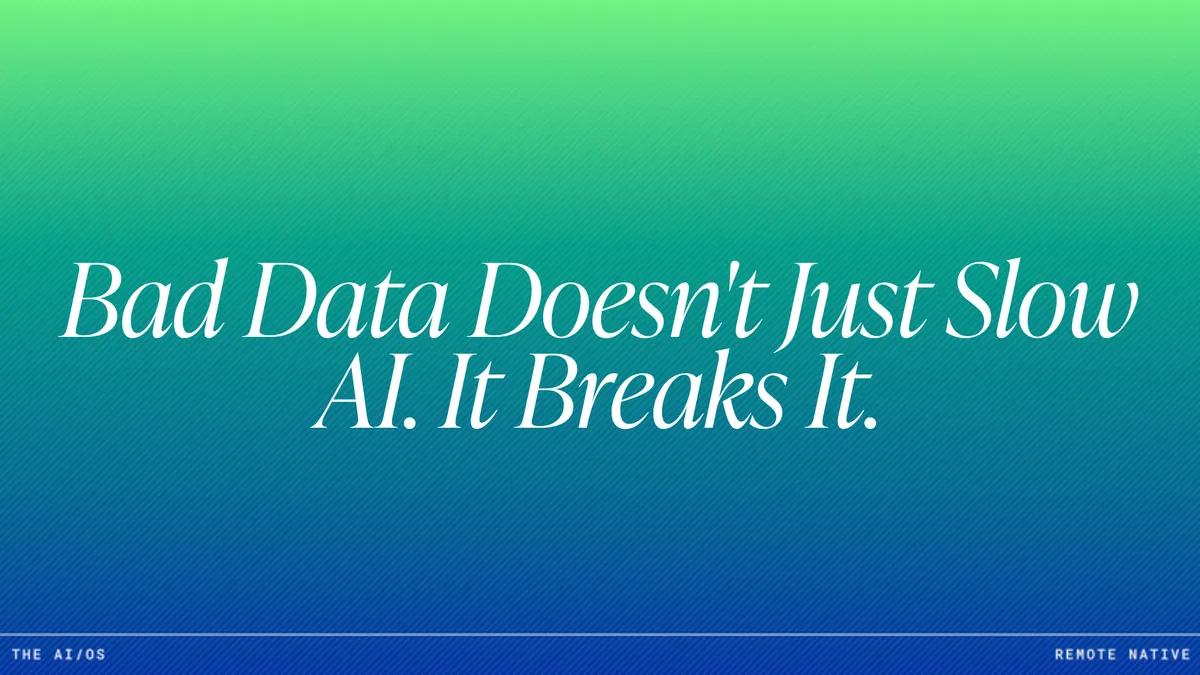 Data Quality for AI: What the Research Shows About Garbage In, Garbage Out