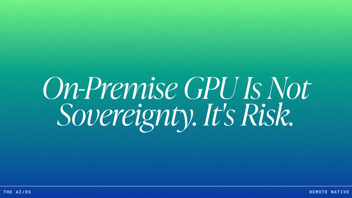GPU Infrastructure Economics: On-Premise vs. Cloud vs. Hybrid for DACH