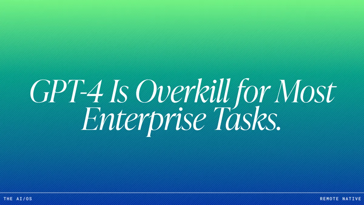 LLM Weight Classes: Which Model Fits Which Enterprise Task