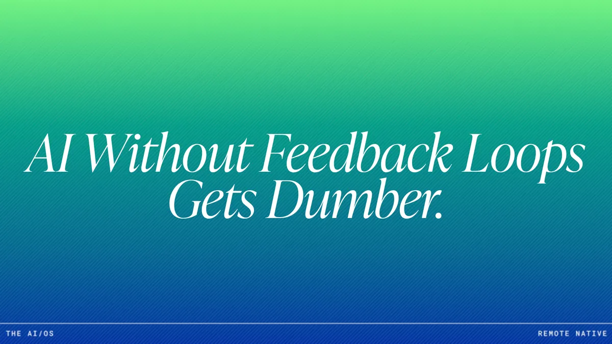 Organisational Learning for AI: Building the Feedback Loop That Compounds