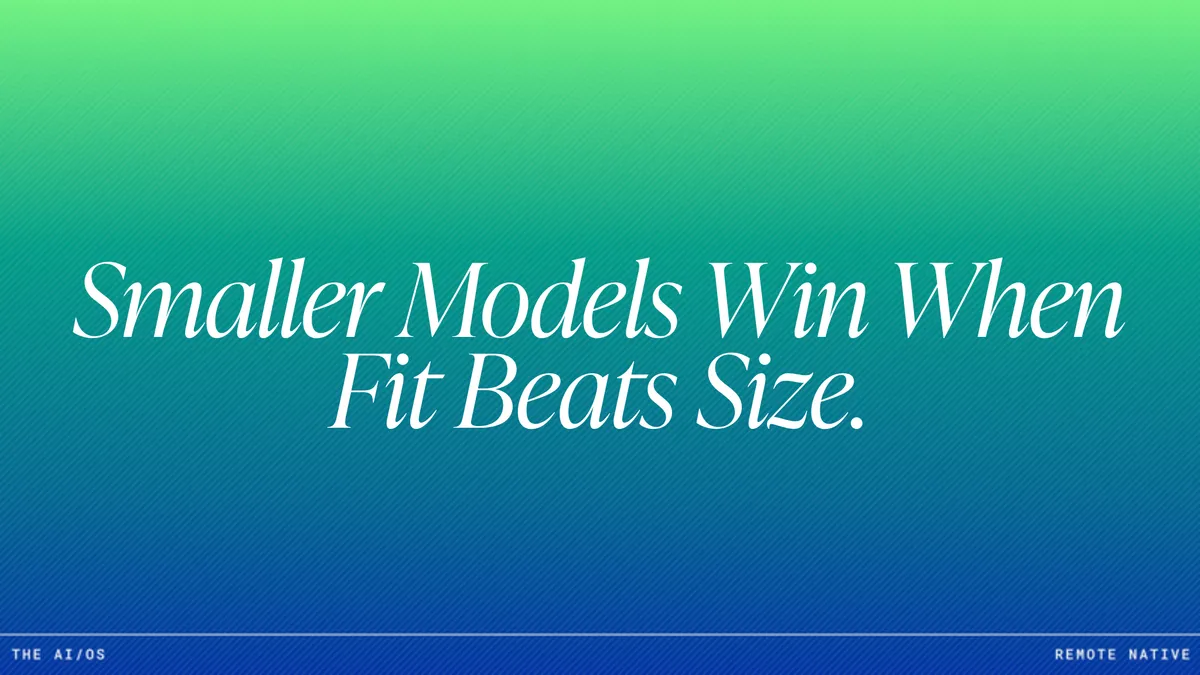 Small Language Models for Enterprise: When 7B Parameters Beat 70B